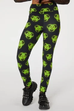 Women Dangerfield Pants & Jumpsuits*Biohazard Print Legging