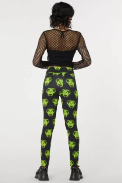 Women Dangerfield Pants & Jumpsuits*Biohazard Print Legging