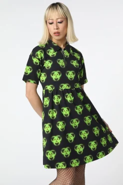 Women Dangerfield Dresses & Pinafores*Biohazard Print Smock Dress