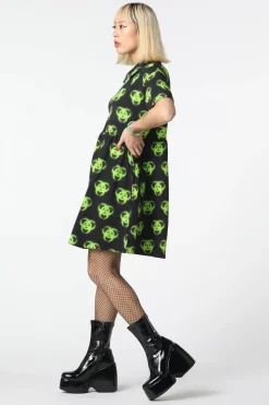 Women Dangerfield Dresses & Pinafores*Biohazard Print Smock Dress