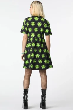Women Dangerfield Dresses & Pinafores*Biohazard Print Smock Dress