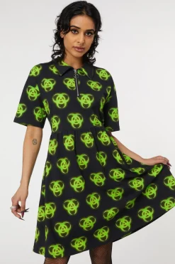 Women Dangerfield Dresses & Pinafores*Biohazard Print Smock Dress