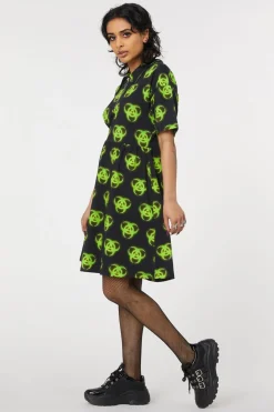 Women Dangerfield Dresses & Pinafores*Biohazard Print Smock Dress