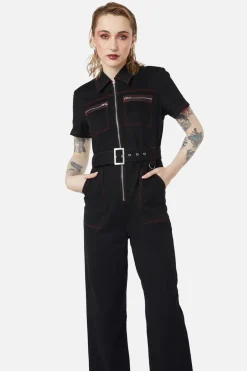 Women Dangerfield Pants & Jumpsuits*Bitter Recluse Contrast Stitch Jumpsuit