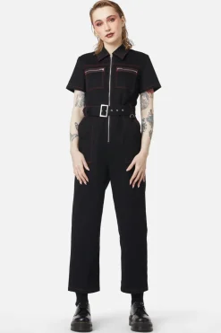 Women Dangerfield Pants & Jumpsuits*Bitter Recluse Contrast Stitch Jumpsuit