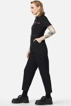 Women Dangerfield Pants & Jumpsuits*Bitter Recluse Contrast Stitch Jumpsuit
