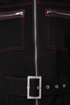 Women Dangerfield Pants & Jumpsuits*Bitter Recluse Contrast Stitch Jumpsuit