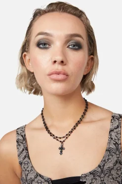 Accessories Dangerfield Jewellery*Black Cross Necklace