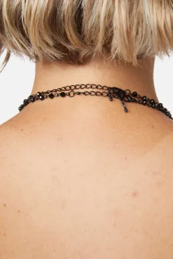 Accessories Dangerfield Jewellery*Black Cross Necklace