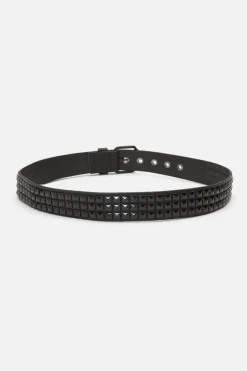 Accessories Dangerfield Belts & Harnesses*Black On Black Stud Belt