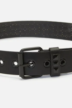 Accessories Dangerfield Belts & Harnesses*Black On Black Stud Belt