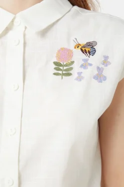 Women Princess Highway Blouses & Tops*Blue Bee Emb Blouse