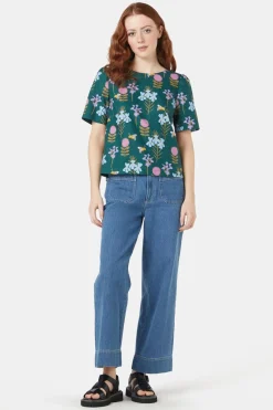 Women Princess Highway Blouses & Tops*Blue Bee Top