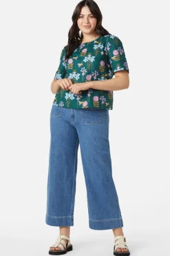 Women Princess Highway Blouses & Tops*Blue Bee Top