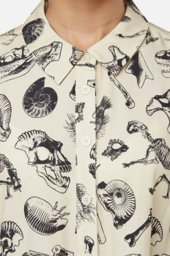 Women Dangerfield Dresses & Pinafores*Body Fossils Printed Dress