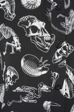 Men Dangerfield Shirts & Tees*Body Fossils Printed Short Sleeve Shirt