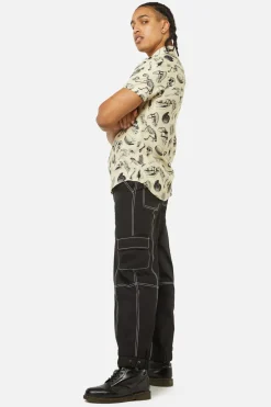 Men Dangerfield Shirts & Tees*Body Fossils Printed Short Sleeve Shirt