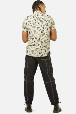 Men Dangerfield Shirts & Tees*Body Fossils Printed Short Sleeve Shirt