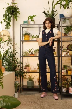 Women Princess Highway Pants & Jumpsuits*Boho Paisley Emb Jean