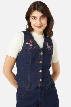 Women Princess Highway Blouses & Tops*Boho Paisley Emb Vest