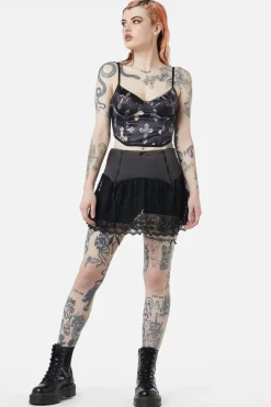 Women Dangerfield Skirts & Skorts*Boudoir Satin Lace Skort