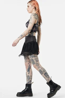 Women Dangerfield Skirts & Skorts*Boudoir Satin Lace Skort