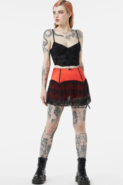 Women Dangerfield Skirts & Skorts*Boudoir Satin Lace Skort