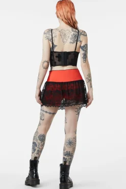 Women Dangerfield Skirts & Skorts*Boudoir Satin Lace Skort