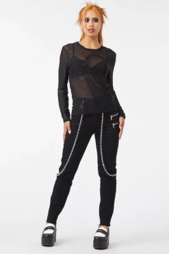 Women Dangerfield Blouses & Tops*Bound And Chained Mesh Top