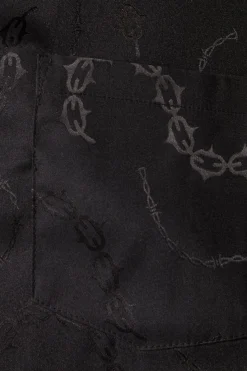 Women Dangerfield Blouses & Tops*Bound U0026 Chained Satin Long Sleeve Shirt