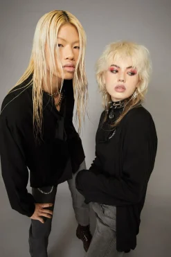 Men Black Friday Shirts & Tees*Bow Front Ls Shirt