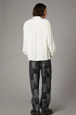 Men Black Friday Shirts & Tees*Bow Front Ls Shirt