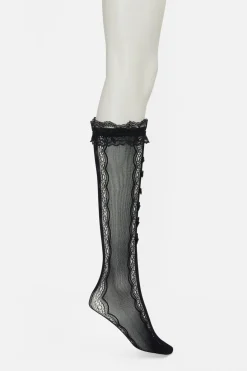 Accessories Dangerfield Socks & Tights*Bow U0026 Lace Socks