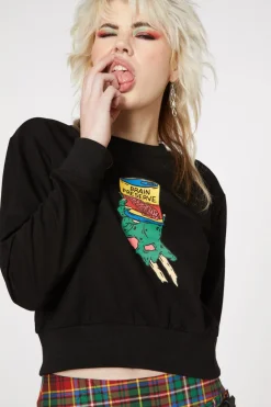 Women Dangerfield Knitwear & Cardis*Brainz Boxy Crop Sweater