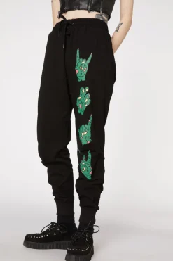 Women Dangerfield Pants & Jumpsuits*Brainz Print Track Pant