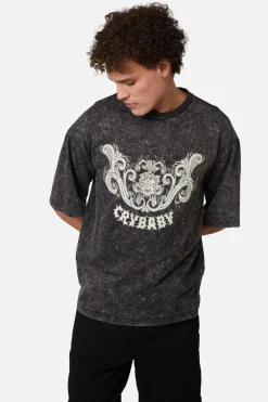 Men Dangerfield Shirts & Tees*Break Their Hearts Acid Wash Tee