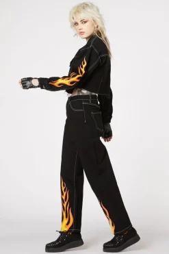 Women Dangerfield Pants & Jumpsuits*Burn Baby Denim Jeans