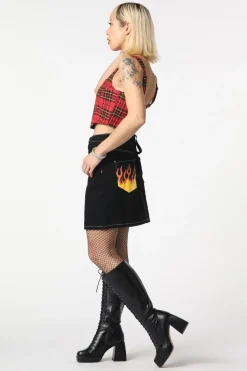 Women Dangerfield Skirts & Skorts*Burn Baby Denim Mini Skirt