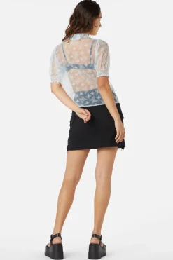 Women Dangerfield Blouses & Tops*Butterflies On The Wall Mesh Blouse