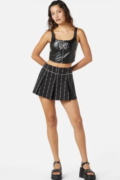 Women Dangerfield Blouses & Tops*Butterfly Clasp Pu Corset