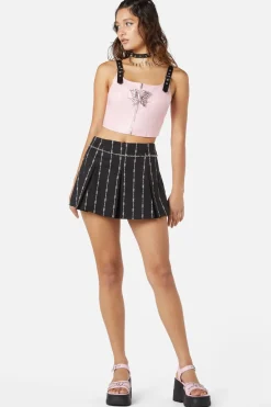 Women Dangerfield Blouses & Tops*Butterfly Clasp Pu Corset