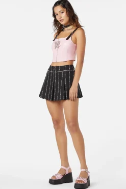 Women Dangerfield Blouses & Tops*Butterfly Clasp Pu Corset