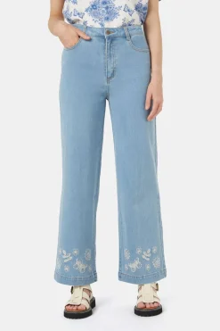 Women Princess Highway Pants & Jumpsuits*Butterfly Emb Jean