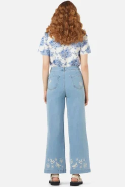 Women Princess Highway Pants & Jumpsuits*Butterfly Emb Jean