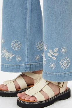 Women Princess Highway Pants & Jumpsuits*Butterfly Emb Jean