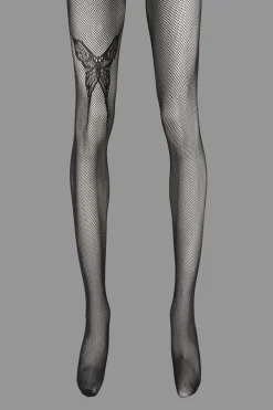 Accessories Black Friday Socks & Tights*Butterfly Feature Fishnets