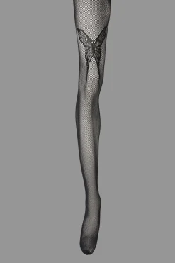 Accessories Black Friday Socks & Tights*Butterfly Feature Fishnets