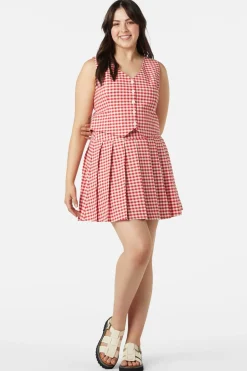 Women Princess Highway Blouses & Tops*Callie Check Vest