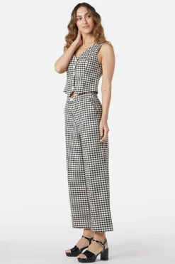 Women Princess Highway Blouses & Tops*Callie Check Vest