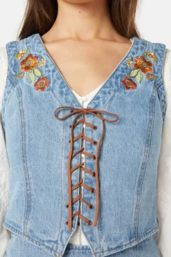 Women Princess Highway Blouses & Tops*Cami Emb Vest